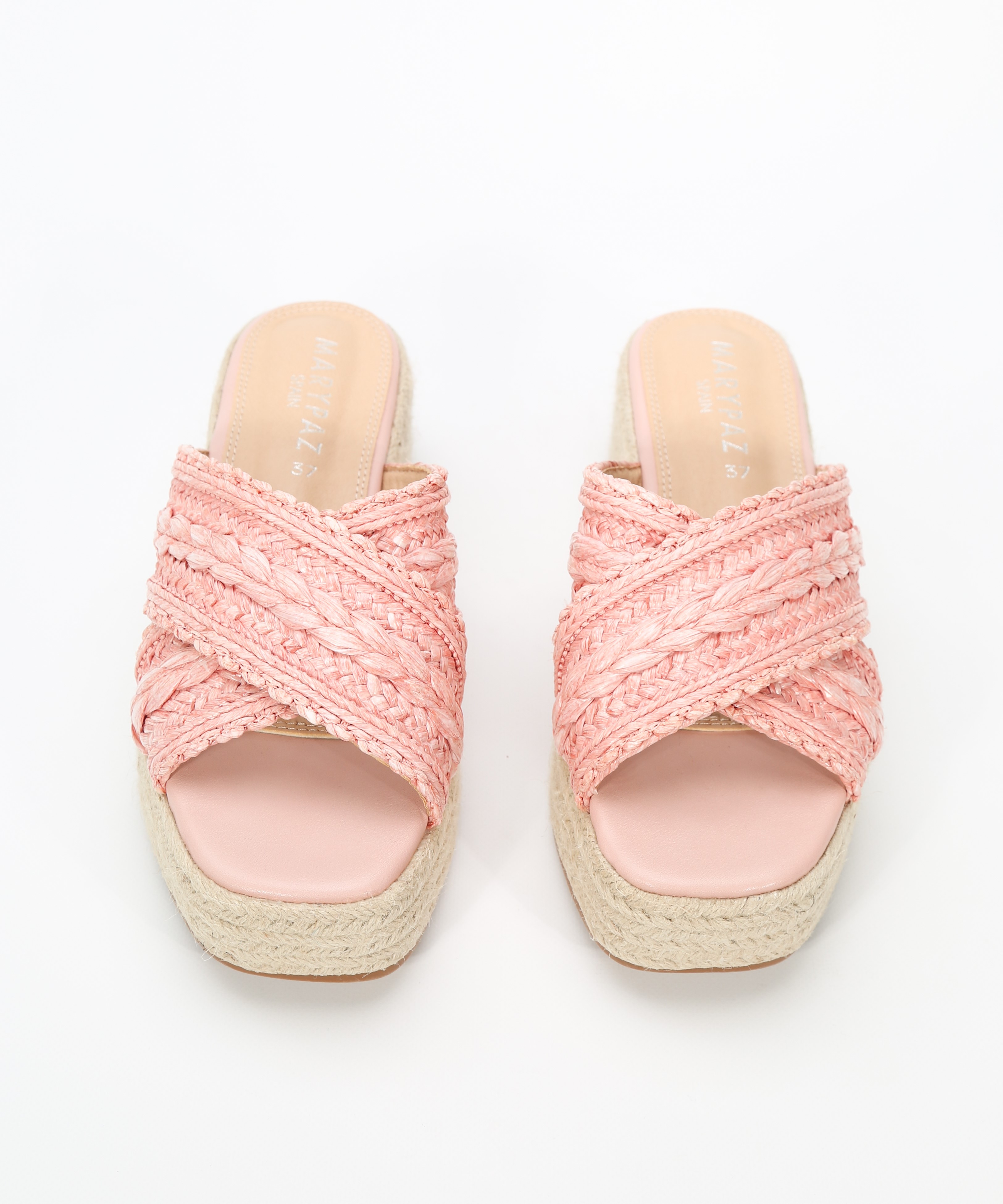 Sandalias plataforma cruceta detalles image number null